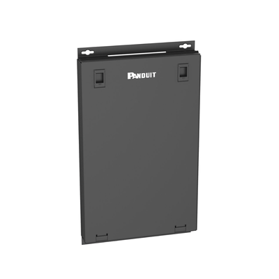 PANDUIT - Punto de Consolidación Para 24 Puertos, Con Espacio Para 1 UR, Instalación en Piso, Pared o Techo, Fabricado en Acero, Color Negro