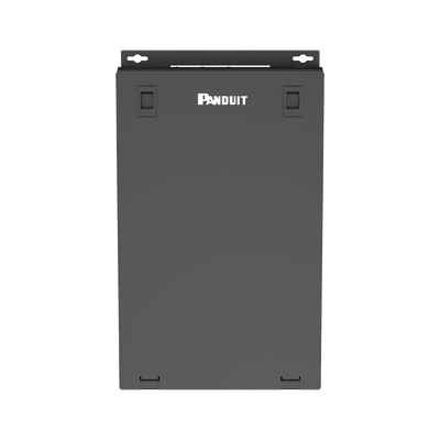 PANDUIT - Punto de Consolidación Para 48 Puertos, Con Espacio para 2 UR, Instalación en Piso, Pared o Techo, Fabricado en Acero, Color Negro