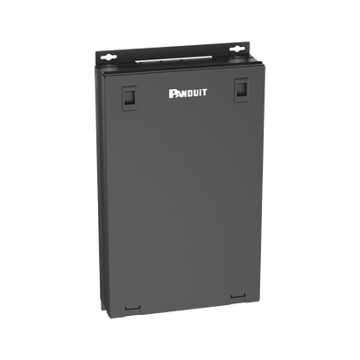 PANDUIT - Punto de Consolidación Para 48 Puertos, Con Espacio para 2 UR, Instalación en Piso, Pared o Techo, Fabricado en Acero, Color Negro