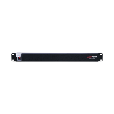 CYBERPOWER - PDU Básico Para Distribución de Energía, Con 10 Tomas NEMA 5-15R Traseras, 1UR, 15 Amp, 120 Vca