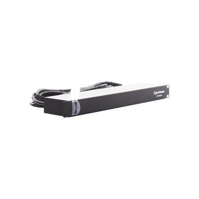 CYBERPOWER - PDU Básico Para Distribución de Energía, Con 10 Tomas NEMA 5-15R Traseras, 1UR, 15 Amp, 120 Vca