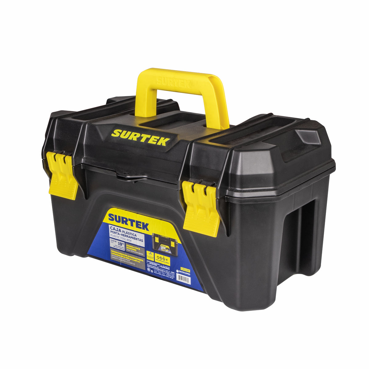 Surtek - Caja plast broch pl ngo 19x10 in