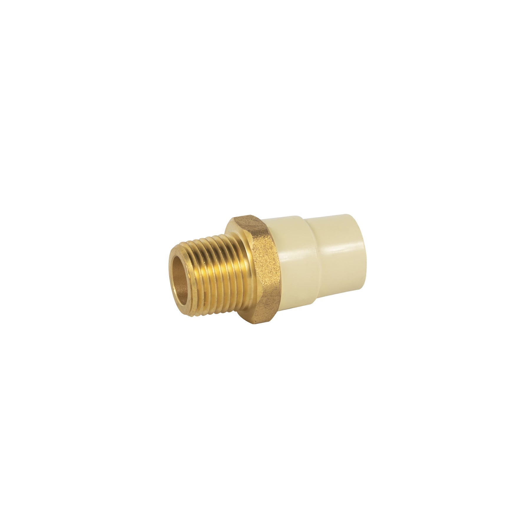 Adaptador macho de CPVC 1/2' con inserto de laton, FOSET