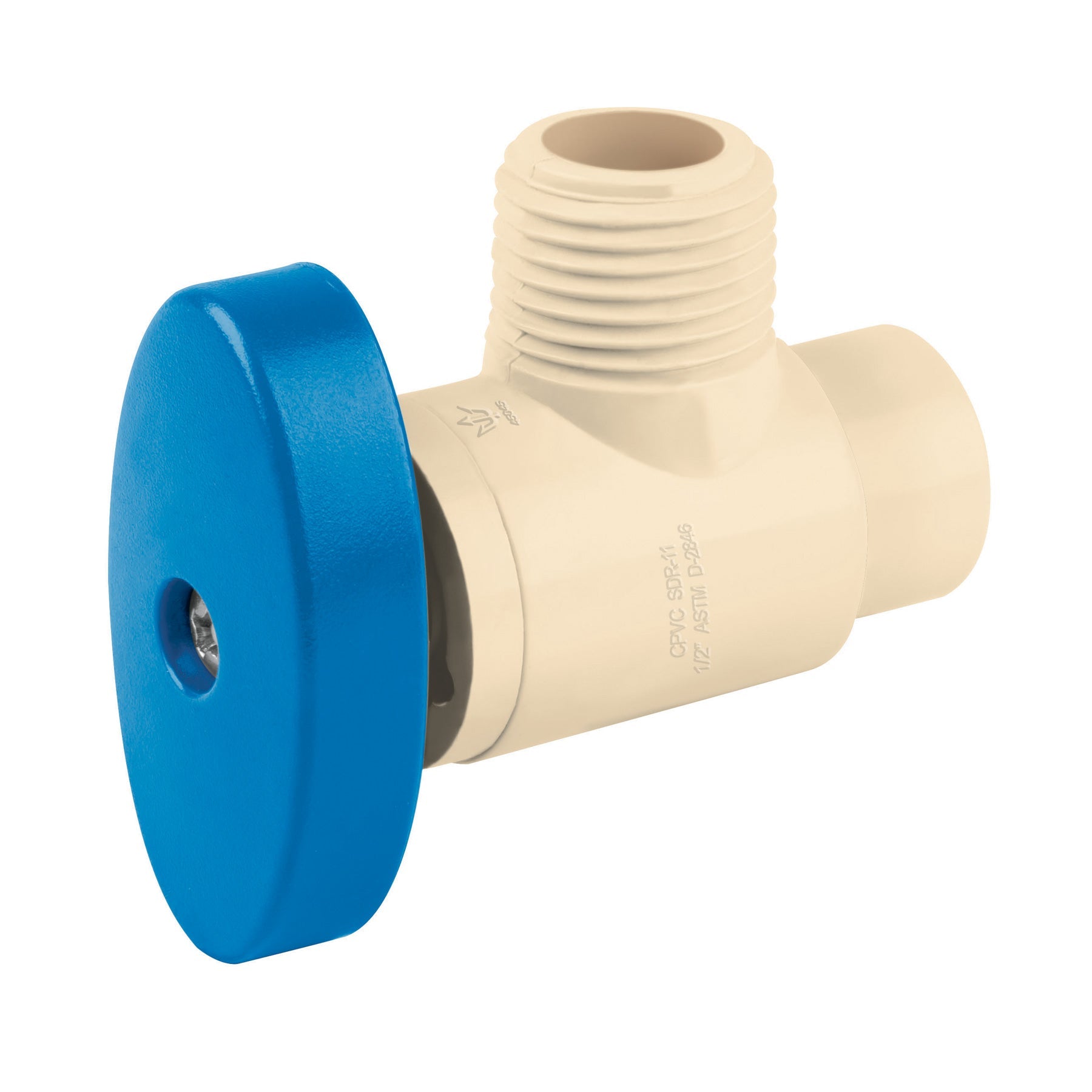 Llave angular de CPVC de 1/2' x 1/2', FOSET