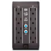 CDP - Regulador de voltaje CDP R2CU-AVR1008 1000VA/500W indicadores LED de funcionamiento 8  NEMA 5-15R y 4 puertos USB