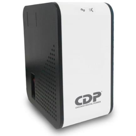 CDP - Regulador de voltaje CDP R2C-AVR1008 1000VA/500W indicadores LED de funcionamiento 8 contactos NEMA 5-15R