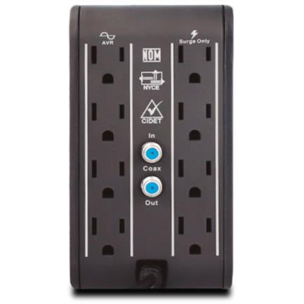 CDP - Regulador de voltaje CDP R2C-AVR1008 1000VA/500W indicadores LED de funcionamiento 8 contactos NEMA 5-15R