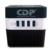 CDP - Regulador de voltaje CDP RU-AVR604 600VA/300W indicadores LED de funcionamiento 4 contactos NEMA 5-15R y 4 puertos USB