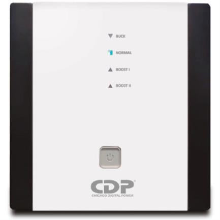CDP - Regulador de Voltaje CDP 3000VA/2400W 8 Contactos