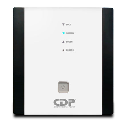 CDP - Regulador de Voltaje CDP 5000VA/2500W 120v Negro y Blanco