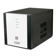 CDP - Regulador de Voltaje CDP 5000VA/2500W 120v Negro y Blanco