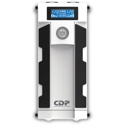 CDP - UPS CDP No Break GSMART1516 1500VA/900W Smart AVR Puerto de carga USB(8 USB-A y 2 USB-C) Luz RGB LCD 120Vac
