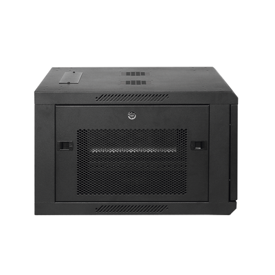 CYBERPOWER - Gabinete Fijo para Montaje en Pared con Puerta Perforada, 6UR (600 x 372 x 600 mm) (An. x Al. x Prof.)