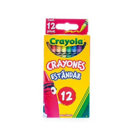 CRAYOLA - Crayones Crayola Estándar con 12 piezas