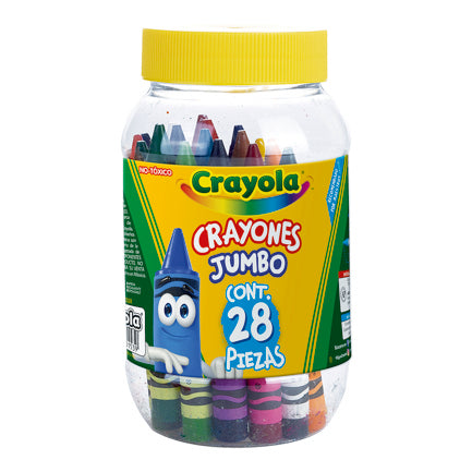 CRAYOLA - Crayones Crayola Jumbo con 28 piezas
