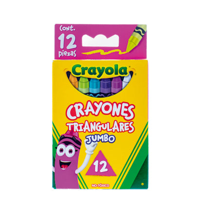 CRAYOLA - Crayones Crayola Triangulares con 12 piezas