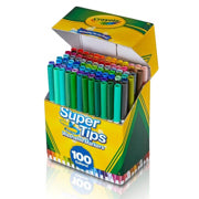 CRAYOLA - Plumones Crayola SuperTips con 100 piezas