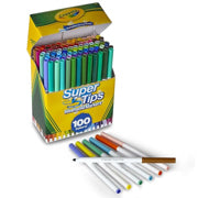 CRAYOLA - Plumones Crayola SuperTips con 100 piezas
