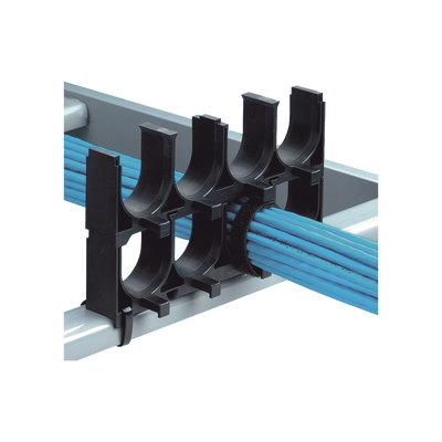 PANDUIT - Espaciador de Cables de Nylon 6.6, Con 1 Espacio de 1.25 in (31.8 mm) de Diámetro, Color Negro, 1 Pieza
