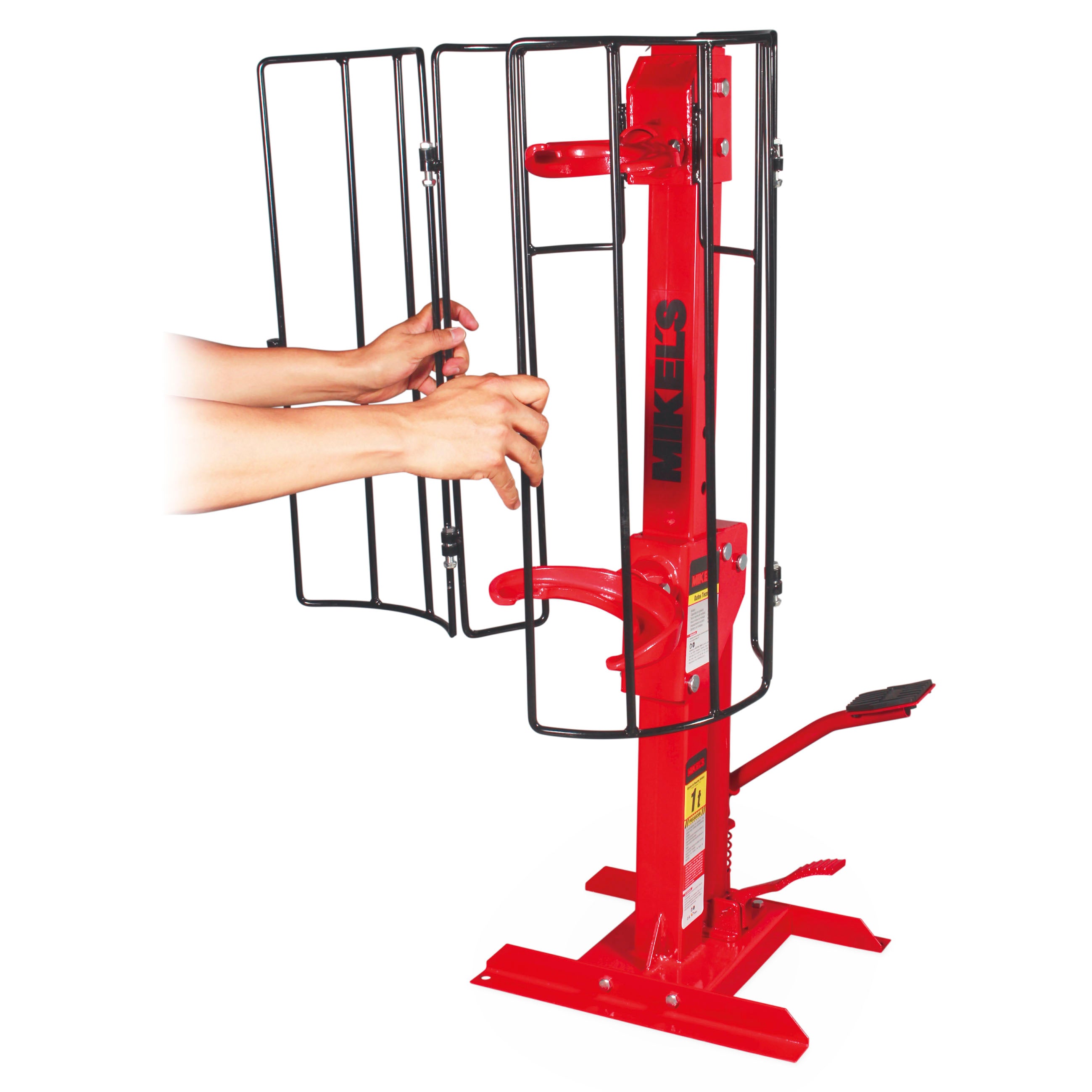 Opresor de resortes hidráulico vertical fijo (1 ton)