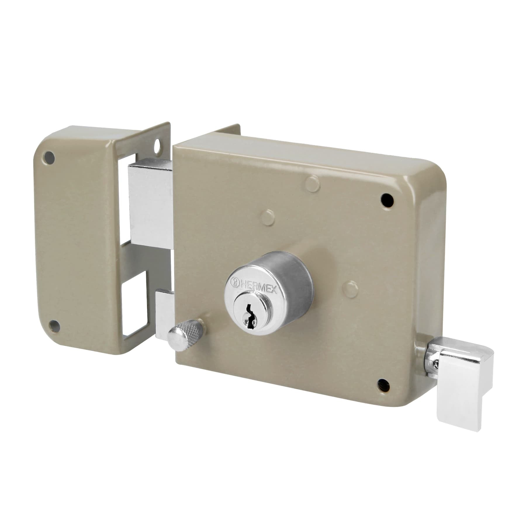 Cerradura sobreponer izq instala-facil, blister, BASIC