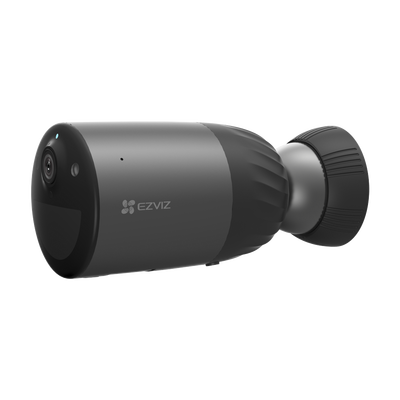 EZVIZ - Cámara IP Inalámbrica Con Batería Recargable (Cero Cables) / Colores en Oscuridad / 2 Megapíxel  / Sirena y Estrobo / Alertas de Audio Personalizable / Uso en Exterior / Grabación en la Nube / Almacenamiento Interno