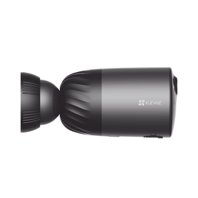 EZVIZ - Cámara WIFI / 4K / Batería Recargable Compatible con Panel Solar CS-CMTSOLARPANEL-E/ 2.8mm / Conector Tipo C / Audio Dos Vías / Visión Nocturna en Color / Protección IP65/ Ranura para Memoria 512 GB