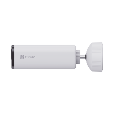 EZVIZ - Camara de Bateria con Panel Solar Integrado / 4K Resolucion / WI-FI 6 / Vision Nocturna / Detección Humana y de Vehiculos / Batería de 10400 MAH / IP65