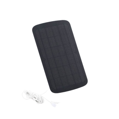 EZVIZ - Panel Solar Para Recargar Cámara de Batería Mod. CSBC1C / Evite Desmontar la Cámara para Recargar su Batería / Conector tipo miniusb.