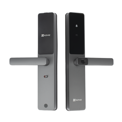 EZVIZ - Cerradura Inteligente / Cerrojo Tipo Americano / Wi-Fi / Bluetooth  /  Códigos Temporales Para Visitantes / Lectura de Huella / Lectura de Tag / Contraseña /  Botón para Timbrar / Apertura remota /  No Requiere Hub