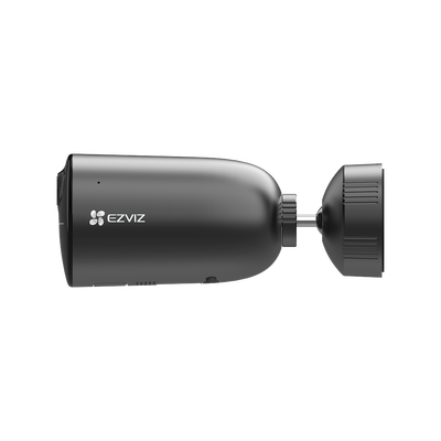 EZVIZ - Cámara IP Inalámbrica Con Batería Recargable (Cero Cables) / 2K (3 Megapixel) / Micro SD / Detección Humana / Colores en Oscuridad / Sirena y Estrobo / 15 Mts IR / 15 Mts Luz Blanca / Exterior