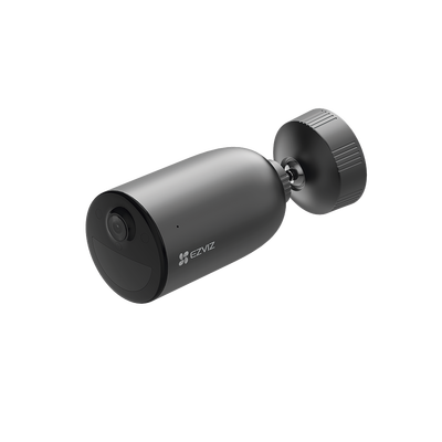 EZVIZ - Cámara IP Inalámbrica Con Batería Recargable (Cero Cables) / 2K (3 Megapixel) / Micro SD / Detección Humana / Colores en Oscuridad / Sirena y Estrobo / 15 Mts IR / 15 Mts Luz Blanca / Exterior