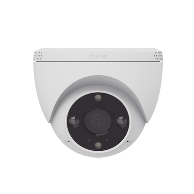 EZVIZ - Domo IP 3 Megapíxel (2K) / Wi-Fi / Sirena y Estrobo /Audio de Dos Vías / Detección Humana y Vehiculo / Notificación Push / Audios Personalizables / Ranura Para Memoria hasta 512GB / Uso en Exterior IP67