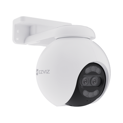 EZVIZ - Cámara PT / Wi-Fi / Lente Dual / Panorámica 360° / Resolución 4K / Visión Nocturna ColorFULL  / IA Detección de Humanos y Vehiculos / Alarma con Sirena y Luz / IP65