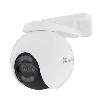 EZVIZ - Cámara PT / Wi-Fi / Lente Dual / Panorámica 360° / Resolución 4K / Visión Nocturna ColorFULL  / IA Detección de Humanos y Vehiculos / Alarma con Sirena y Luz / IP65