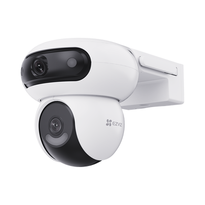 EZVIZ - Cámara Doble Lente PT / Rotación en Ambos Lentes / Wi-Fi / 4MP+ y 4MP (Resolución 8 Megapixel ) / Auto Seguimiento Inteligente / Visión Color Nocturna
