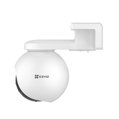 EZVIZ - Camara PT / Wi-Fi / Con Bateria Recargable (Sin Cables) / 2K Plus (4 Megapixel)  / Compatible con Panel Solar CS-CMT-SOLARPANEL-E / Seguimiento Inteligente / Visión Nocturna a Color / Detección humana  / Exterior