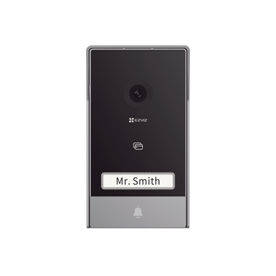 EZVIZ - Videoportero IP Conexión a 2 Hilos / Con Monitor Wi-Fi para Interior / Frente de Calle  IP65 Uso En Exterior Debe Tener Protección / Cámara 3 Megapíxel / Llamada a la App / Apertura remota  / Apertura de 1 Puerta y un 1 Porton