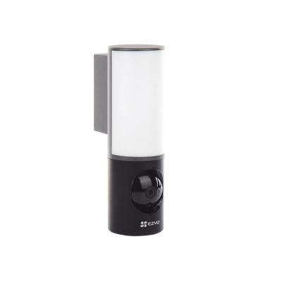 EZVIZ - Cámara IP 4 Megapíxel / Wi-Fi / Lampara Integrada / Audio de dos vías / Imágen Nocturna a Color / Detección Humana / Audios Personalizables / Almacena en Memoria Interna / Uso Exterior con Protección
