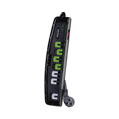 CYBERPOWER - Multicontacto Con Supresor de Picos, Voltaje de Entrada 125 Vca NEMA 5-15P, Con 7 Salidas NEMA 5-15R, 2250 Joules, Protección RJ11