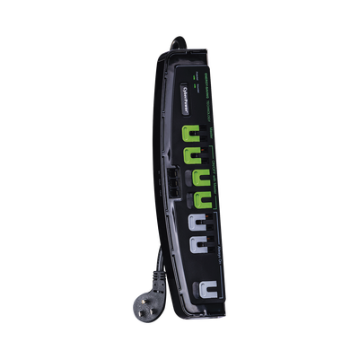 CYBERPOWER - Multicontacto Con Supresor de Picos, Voltaje de Entrada 125 Vca NEMA 5-15P, Con 7 Salidas NEMA 5-15R, 2250 Joules, Protección RJ11