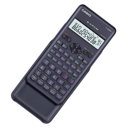 CASIO - Calculadora Cientifica Casio 240 funciones FX-82MS-2 para primaria y secundaria negro 2 lineas de visualizacion SVPAM