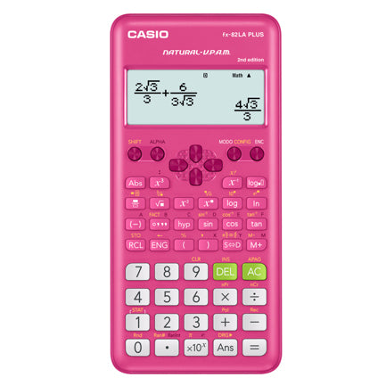 CASIO - Calculadora Cientifica Casio mas de 250 funciones FX-82LAPLUS2 para primaria y secundaria azul 4 lineas VPAM