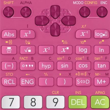 CASIO - Calculadora Cientifica Casio mas de 250 funciones FX-82LAPLUS2 para primaria y secundaria rosa 4 lineas VPAM