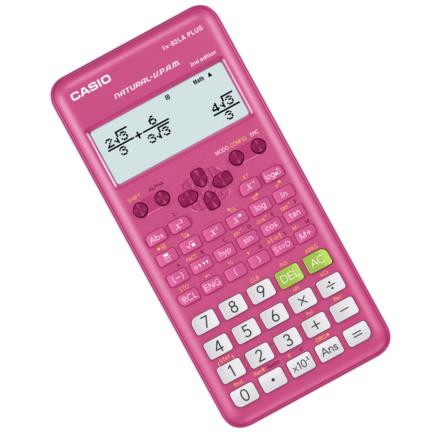 CASIO - Calculadora Cientifica Casio mas de 250 funciones FX-82LAPLUS2 para primaria y secundaria rosa 4 lineas VPAM