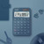 CASIO - Calculadora Casio MS-20YC-NY Color Azul Marino De 12 Dígitos Pantalla Extragrande Solar Y Batería
