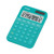 CASIO - Calculadora Casio MS-20YC-TU Color Turquesa De 12 Dígitos Pantalla Extragrande Solar Y Batería