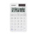 CASIO - Calculadora Casio De Bolsillo SL-310YC-WE Color Blanca De 10 Dígitos Pantalla Extragrande Solar Y Batería