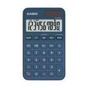 CASIO - Calculadora Casio De Bolsillo SL-310YC-NY Color Azul De 10 Dígitos Pantalla Extragrande Solar Y Batería