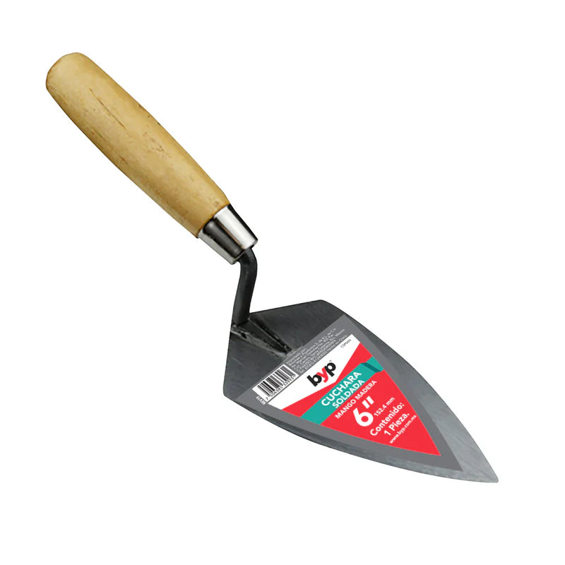 Cuchara Soldada Mango Madera 11"